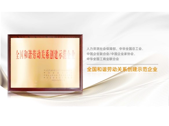 高光時刻 | 陽光能源榮膺“全國和諧勞動關系創(chuàng)建示范企業(yè)”稱號