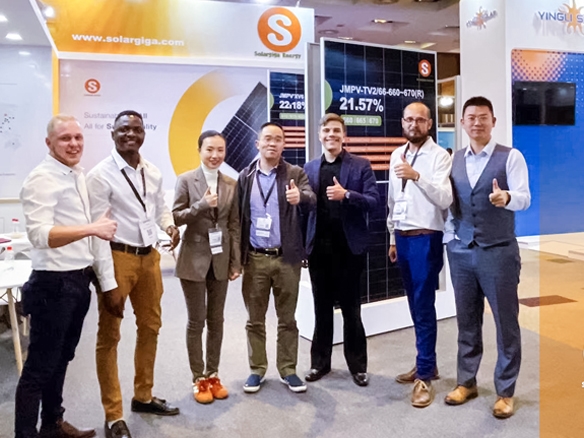 展會速遞 | 走進(jìn)“彩虹之國”！陽光能源高能亮相南非國際太陽能展